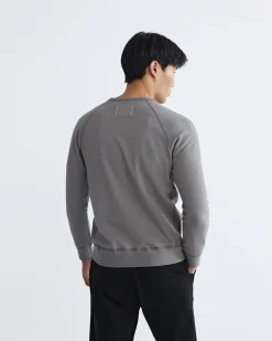 Lightweight Terry Slim Crewneck