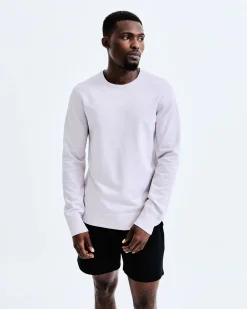 Lightweight Terry Slim Crewneck