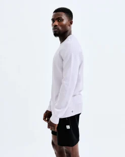 Lightweight Terry Slim Crewneck