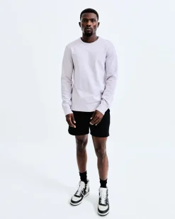 Lightweight Terry Slim Crewneck