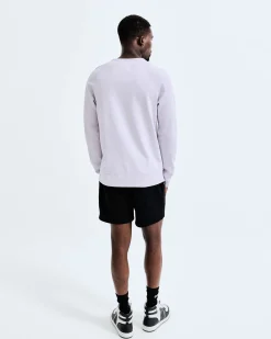 Lightweight Terry Slim Crewneck