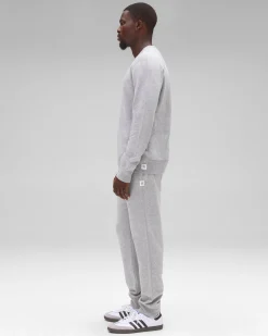 Lightweight Terry Slim Crewneck