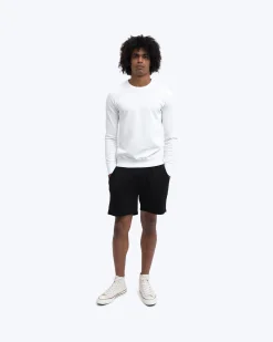 Lightweight Terry Slim Crewneck