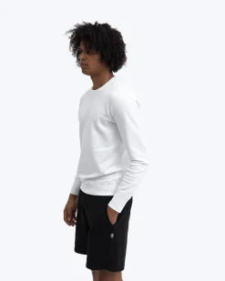 Lightweight Terry Slim Crewneck