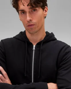 Lightweight Terry Slim Zip Hoodie