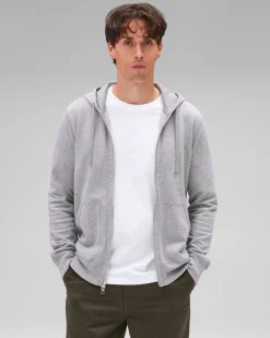 Lightweight Terry Slim Zip Hoodie