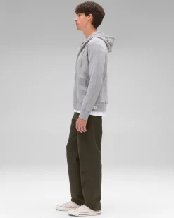 Lightweight Terry Slim Zip Hoodie