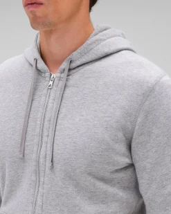 Lightweight Terry Slim Zip Hoodie
