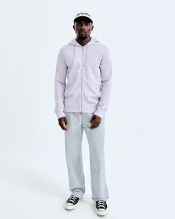 Lightweight Terry Slim Zip Hoodie