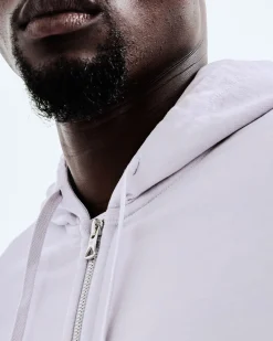 Lightweight Terry Slim Zip Hoodie