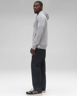 Lightweight Terry Slim Zip Hoodie