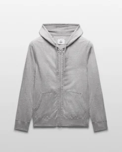Lightweight Terry Slim Zip Hoodie