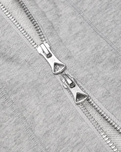 Lightweight Terry Slim Zip Hoodie