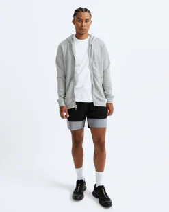 Lightweight Waffle Full Zip Hoodie
