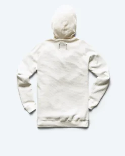 Lightweight Waffle Full Zip Hoodie