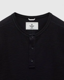 Lightweight Waffle Henley