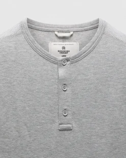 Lightweight Waffle Henley