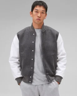 Melton Wool Varsity Jacket