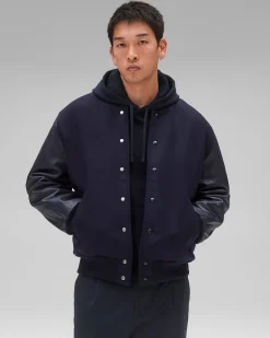 Melton Wool Varsity Jacket
