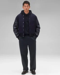 Melton Wool Varsity Jacket