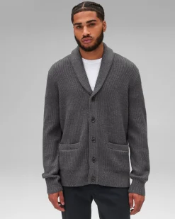 Merino Rib Vinnie Shawl Cardigan