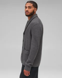Merino Rib Vinnie Shawl Cardigan