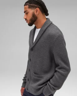 Merino Rib Vinnie Shawl Cardigan