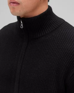 Merino Rib Vinnie Track Jacket
