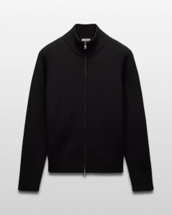 Merino Rib Vinnie Track Jacket