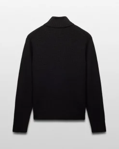 Merino Rib Vinnie Track Jacket