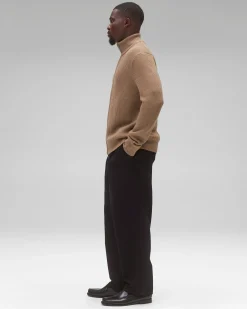 Merino Rib Vinnie Track Jacket