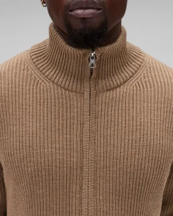 Merino Rib Vinnie Track Jacket
