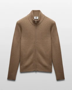 Merino Rib Vinnie Track Jacket