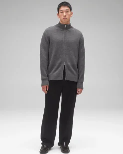Merino Rib Vinnie Track Jacket