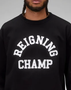 Midweight Terry Arch Logo Crewneck