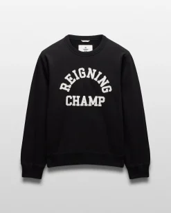 Midweight Terry Arch Logo Crewneck
