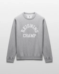 Midweight Terry Arch Logo Crewneck