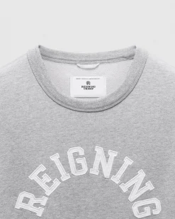 Midweight Terry Arch Logo Crewneck