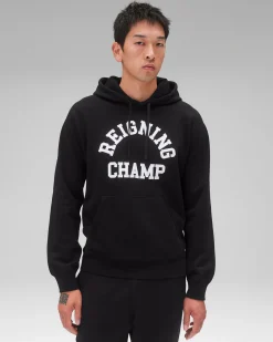 Midweight Terry Arch Logo Hoodie
