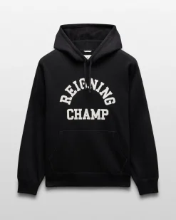Midweight Terry Arch Logo Hoodie