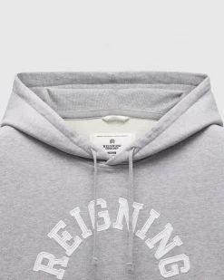 Midweight Terry Arch Logo Hoodie