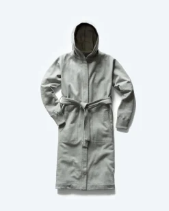 Midweight Terry Embroidered Hooded Robe