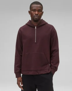 Midweight Terry Half Zip Hoodie