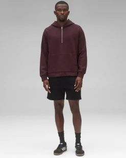 Midweight Terry Half Zip Hoodie