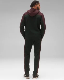 Midweight Terry Racer Zip Hoodie