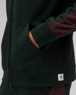 Midweight Terry Racer Zip Hoodie