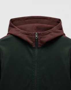 Midweight Terry Racer Zip Hoodie