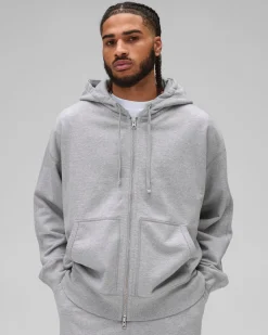 Midweight Terry Relaxed Zip Hoodie