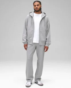 Midweight Terry Relaxed Zip Hoodie