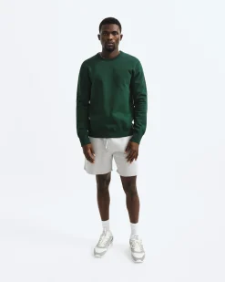 Midweight Terry Slim Crewneck